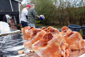 BBGA Christmas Dinner for Dozens of People in Need