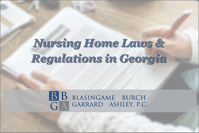 georgia nursing home regulations