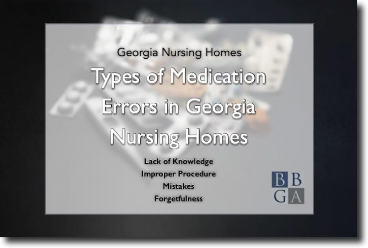 Types of medication errors in Nursing Homes