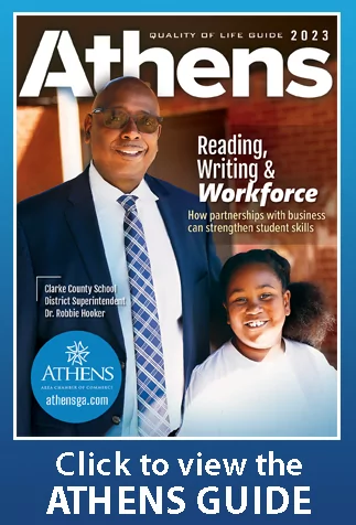 A photo of the 2023 Athens Quality of Life Guide.