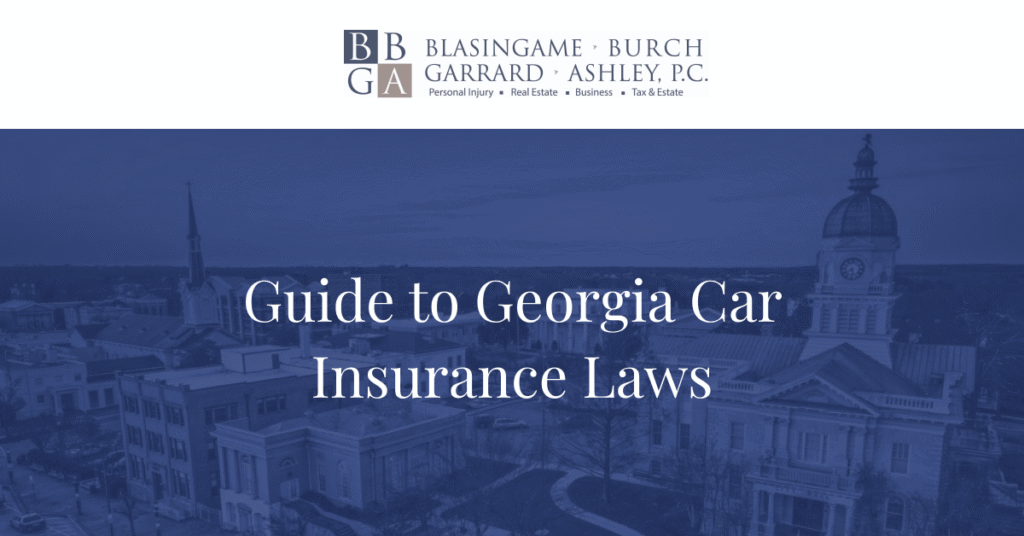 Georgia car insurance laws