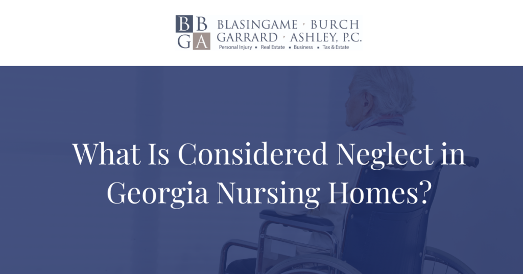 What is considered nursing home neglect
