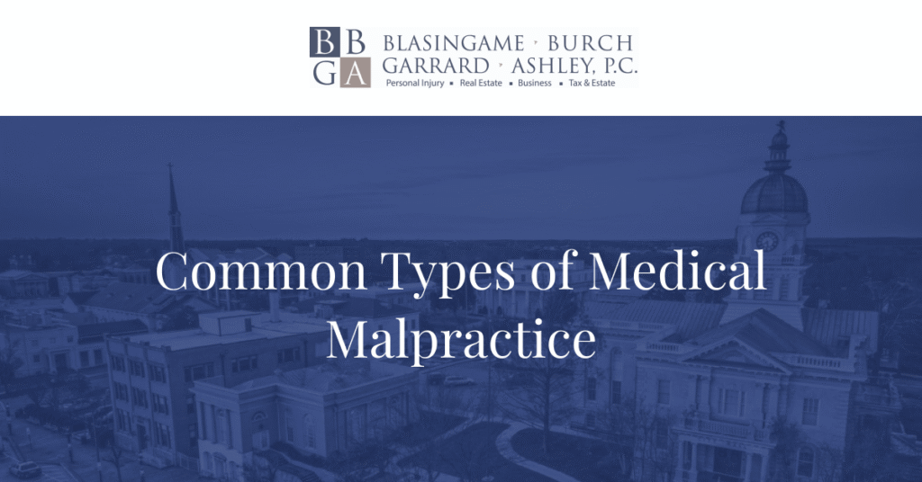 types of medical malpractice